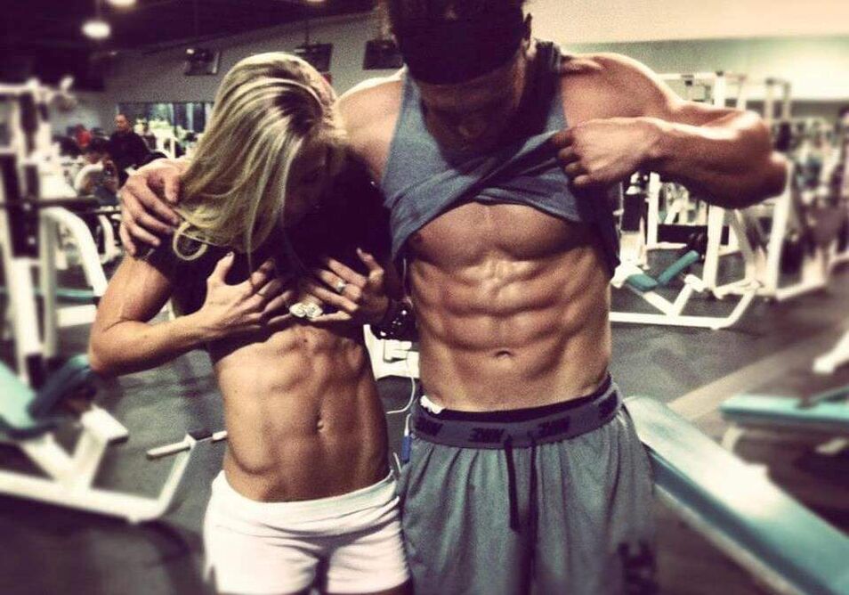 Man and woman in great shape