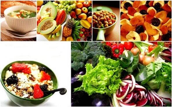 Fiber products for vegetable day Favorite diet